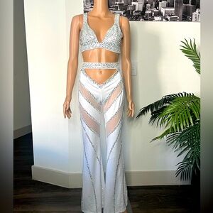 Women’s Festival Rhinestone Two-Piece Set